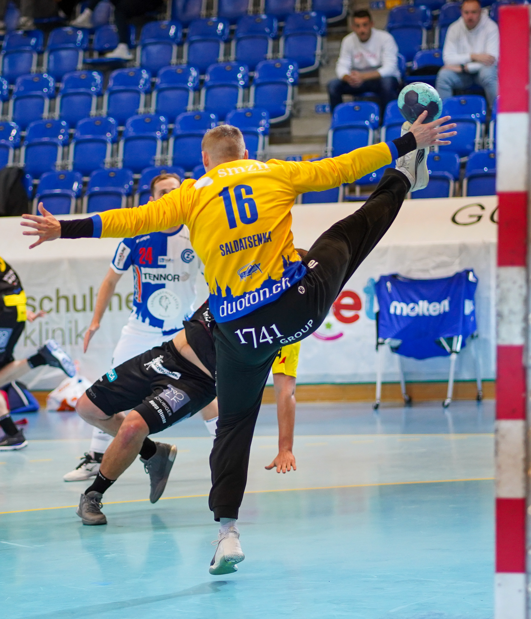 Viachaslav Saldatsenka, Quickline Handball League, GC Amicitia Zürich vs St.Otmar St.Gallen